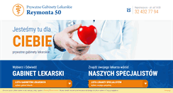 Desktop Screenshot of gabinety-reymonta50.pl